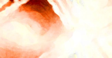 Soyut suluboya sanat eserleri. Fırça boyalı dijital resim. Renkli yaratıcı suluboya çizimi.