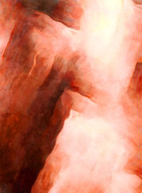 Soyut suluboya sanat eserleri. Fırça boyalı dijital resim. Renkli yaratıcı suluboya çizimi.