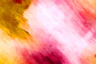 Soyut suluboya sanat eserleri. Fırça boyalı dijital resim. Renkli yaratıcı suluboya çizimi.