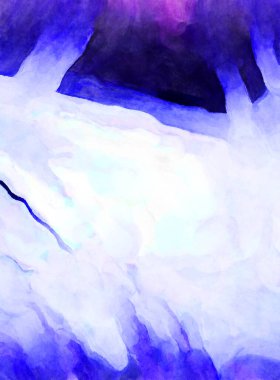 Soyut suluboya sanat eserleri. Fırça boyalı dijital resim. Renkli yaratıcı suluboya çizimi.