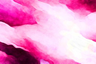 Soyut suluboya sanat eserleri. Fırça boyalı dijital resim. Renkli yaratıcı suluboya çizimi.