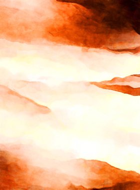 Soyut suluboya sanat eserleri. Fırça boyalı dijital resim. Renkli yaratıcı suluboya çizimi.