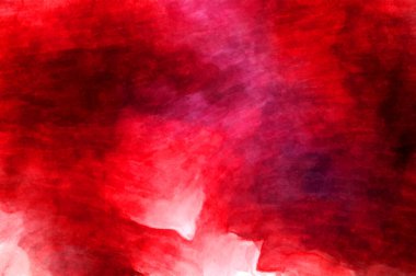 Soyut suluboya sanat eserleri. Fırça boyalı dijital resim. Renkli yaratıcı suluboya çizimi.