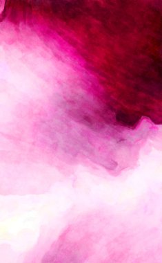 Soyut suluboya sanat eserleri. Fırça boyalı dijital resim. Renkli yaratıcı suluboya çizimi.