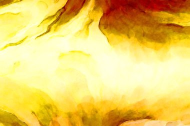 Soyut suluboya sanat eserleri. Fırça boyalı dijital resim. Renkli yaratıcı suluboya çizimi.