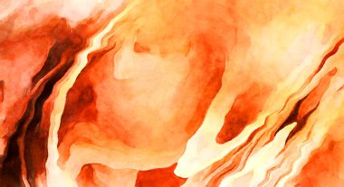 Soyut suluboya sanat eserleri. Fırça boyalı dijital resim. Renkli yaratıcı suluboya çizimi.