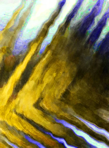 Expressief Abstract Aquarel Kunstwerk Borstel Geschilderd Digitale Kunst Schilderen Kleurrijke — Stockfoto