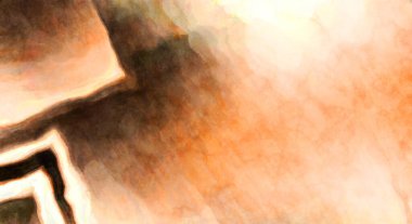 Soyut suluboya sanat eserleri. Fırça boyalı dijital resim. Renkli yaratıcı suluboya çizimi.