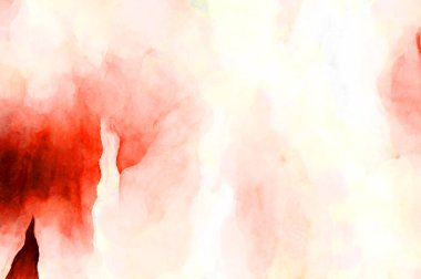 Soyut suluboya sanat eserleri. Fırça boyalı dijital resim. Renkli yaratıcı suluboya çizimi.