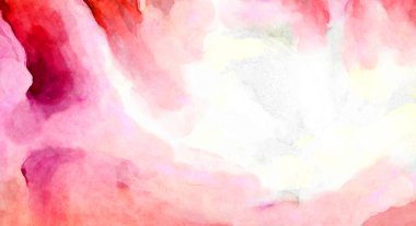 Soyut suluboya sanat eserleri. Fırça boyalı dijital resim. Renkli yaratıcı suluboya çizimi.