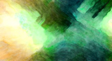 Soyut suluboya sanat eserleri. Fırça boyalı dijital resim. Renkli yaratıcı suluboya çizimi.