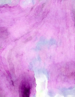 Soyut suluboya sanat eserleri. Fırça boyalı dijital resim. Renkli yaratıcı suluboya çizimi.