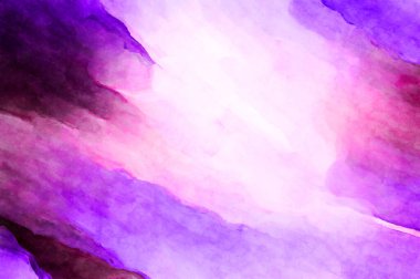 Soyut suluboya sanat eserleri. Fırça boyalı dijital resim. Renkli yaratıcı suluboya çizimi.