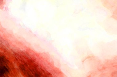 Soyut suluboya sanat eserleri. Fırça boyalı dijital resim. Renkli yaratıcı suluboya çizimi.