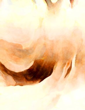 Soyut suluboya sanat eserleri. Fırça boyalı dijital resim. Renkli yaratıcı suluboya çizimi.