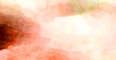 Soyut suluboya sanat eserleri. Fırça boyalı dijital resim. Renkli yaratıcı suluboya çizimi.