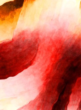 Soyut suluboya sanat eserleri. Fırça boyalı dijital resim. Renkli yaratıcı suluboya çizimi.