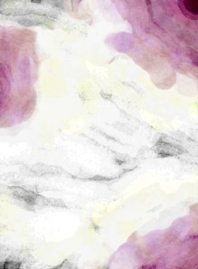 Soyut suluboya sanat eserleri. Fırça boyalı dijital resim. Renkli yaratıcı suluboya çizimi.