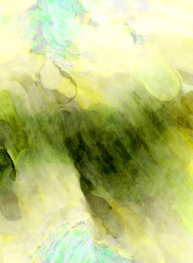 Soyut suluboya sanat eserleri. Fırça boyalı dijital resim. Renkli yaratıcı suluboya çizimi.