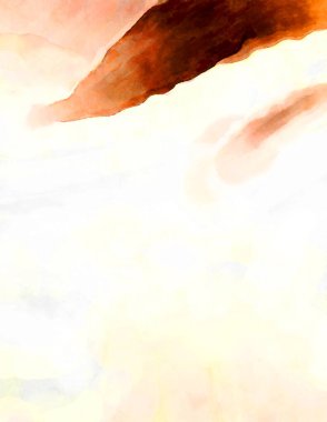 Soyut suluboya sanat eserleri. Fırça boyalı dijital resim. Renkli yaratıcı suluboya çizimi.