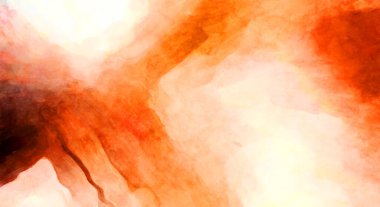 Soyut suluboya sanat eserleri. Fırça boyalı dijital resim. Renkli yaratıcı suluboya çizimi.