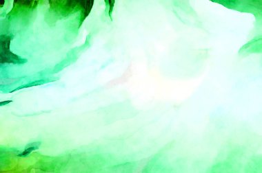 Soyut suluboya sanat eserleri. Fırça boyalı dijital resim. Renkli yaratıcı suluboya çizimi.