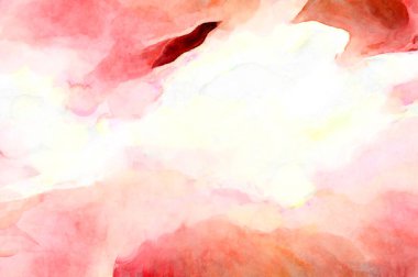 Soyut suluboya sanat eserleri. Fırça boyalı dijital resim. Renkli yaratıcı suluboya çizimi.