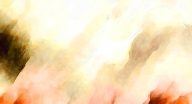 Soyut suluboya sanat eserleri. Fırça boyalı dijital resim. Renkli yaratıcı suluboya çizimi.