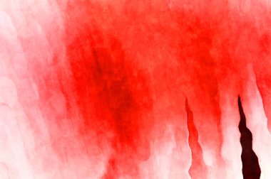 Soyut suluboya sanat eserleri. Fırça boyalı dijital resim. Renkli yaratıcı suluboya çizimi.