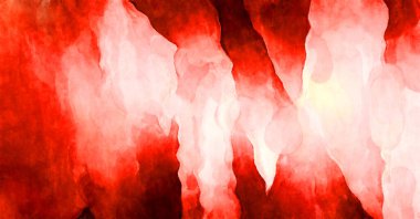 Soyut suluboya sanat eserleri. Fırça boyalı dijital resim. Renkli yaratıcı suluboya çizimi.