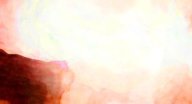 Soyut suluboya sanat eserleri. Fırça boyalı dijital resim. Renkli yaratıcı suluboya çizimi.