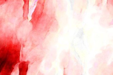 Soyut suluboya sanat eserleri. Fırça boyalı dijital resim. Renkli yaratıcı suluboya çizimi.