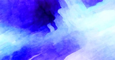 Soyut suluboya sanat eserleri. Fırça boyalı dijital resim. Renkli yaratıcı suluboya çizimi.