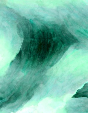 Soyut suluboya sanat eserleri. Fırça boyalı dijital resim. Renkli yaratıcı suluboya çizimi.