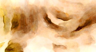 Soyut suluboya sanat eserleri. Fırça boyalı dijital resim. Renkli yaratıcı suluboya çizimi.