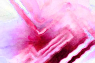 Soyut suluboya sanat eserleri. Fırça boyalı dijital resim. Renkli yaratıcı suluboya çizimi.