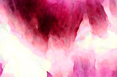 Soyut suluboya sanat eserleri. Fırça boyalı dijital resim. Renkli yaratıcı suluboya çizimi.