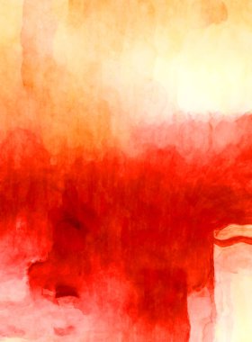 Soyut suluboya sanat eserleri. Fırça boyalı dijital resim. Renkli yaratıcı suluboya çizimi.