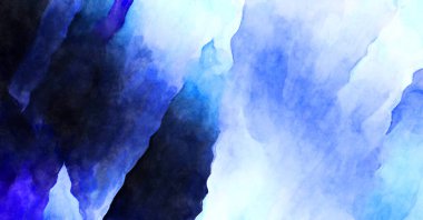 Soyut suluboya sanat eserleri. Fırça boyalı dijital resim. Renkli yaratıcı suluboya çizimi.