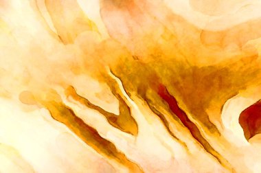 Soyut suluboya sanat eserleri. Fırça boyalı dijital resim. Renkli yaratıcı suluboya çizimi.