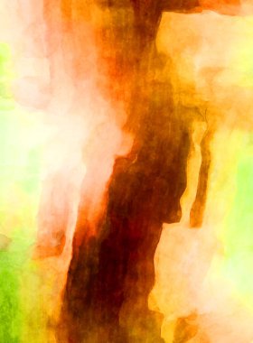 Soyut suluboya sanat eserleri. Fırça boyalı dijital resim. Renkli yaratıcı suluboya çizimi.