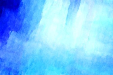 Soyut suluboya sanat eserleri. Fırça boyalı dijital resim. Renkli yaratıcı suluboya çizimi.