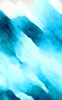 Soyut suluboya sanat eserleri. Fırça boyalı dijital resim. Renkli yaratıcı suluboya çizimi.