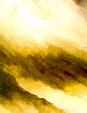 Soyut suluboya sanat eserleri. Fırça boyalı dijital resim. Renkli yaratıcı suluboya çizimi.