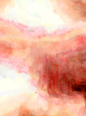 Soyut suluboya sanat eserleri. Fırça boyalı dijital resim. Renkli yaratıcı suluboya çizimi.