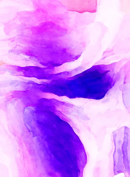 Soyut suluboya sanat eserleri. Fırça boyalı dijital resim. Renkli yaratıcı suluboya çizimi.