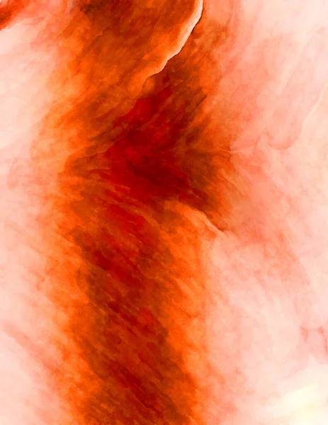 Soyut suluboya sanat eserleri. Fırça boyalı dijital resim. Renkli yaratıcı suluboya çizimi.