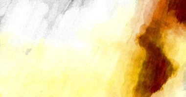 Soyut suluboya sanat eserleri. Fırça boyalı dijital resim. Renkli yaratıcı suluboya çizimi.