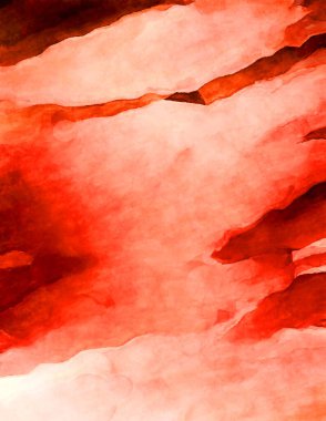 Soyut suluboya sanat eserleri. Fırça boyalı dijital resim. Renkli yaratıcı suluboya çizimi.