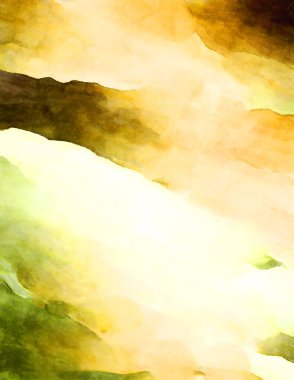 Soyut suluboya sanat eserleri. Fırça boyalı dijital resim. Renkli yaratıcı suluboya çizimi.